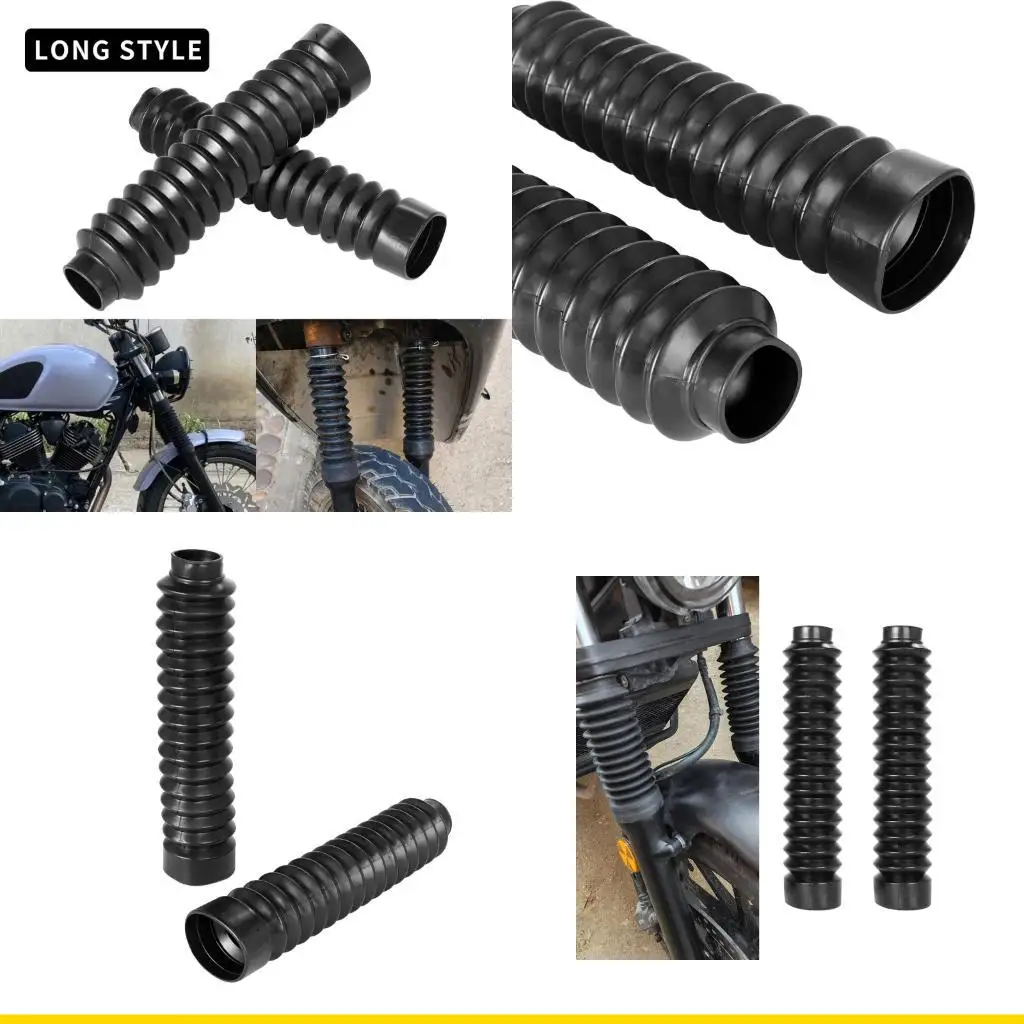 SZCH Black Rubber Dust For Motorcycle Front Fork Shock Damper