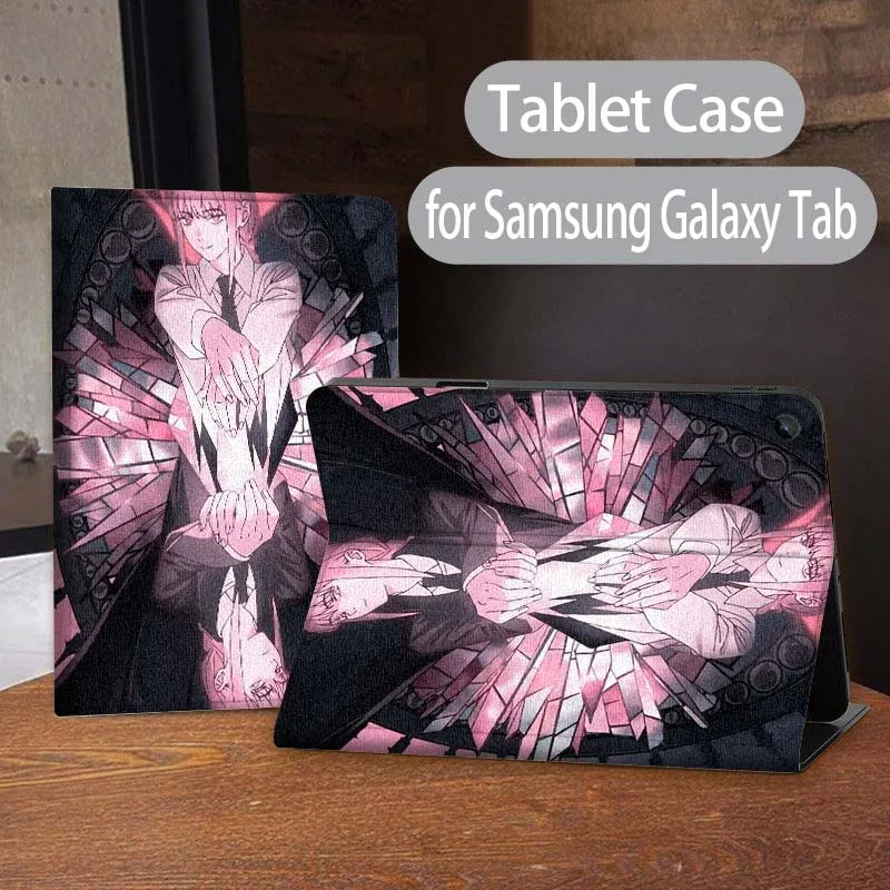 

Hot Chainsaw Man Art Logo For Samsung Galaxy Tab A7 A A8 A9 S9 S10 S6 S7 S8 S11 8.7 10.1 10.5 11 10.9 Lite PLus Inch Tablet Case