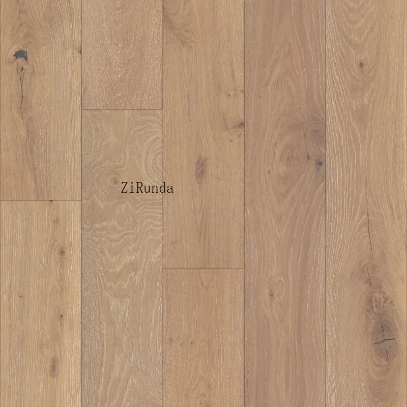 نسخة مخصصة من الأرضيات الخشبية الهندسية متعددة الطبقات، أرضيات هندسية لغرفة النوم مقاس 14 مم من خشب البلوط