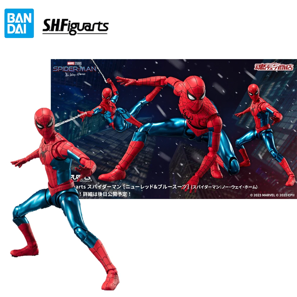 

Женская оригинальная Bandai S.H. Фигуртс Человек-паук без дороги для дома 150 мм Коллекционная модель экшн-фильма Фигурки игрушки подарки для детей