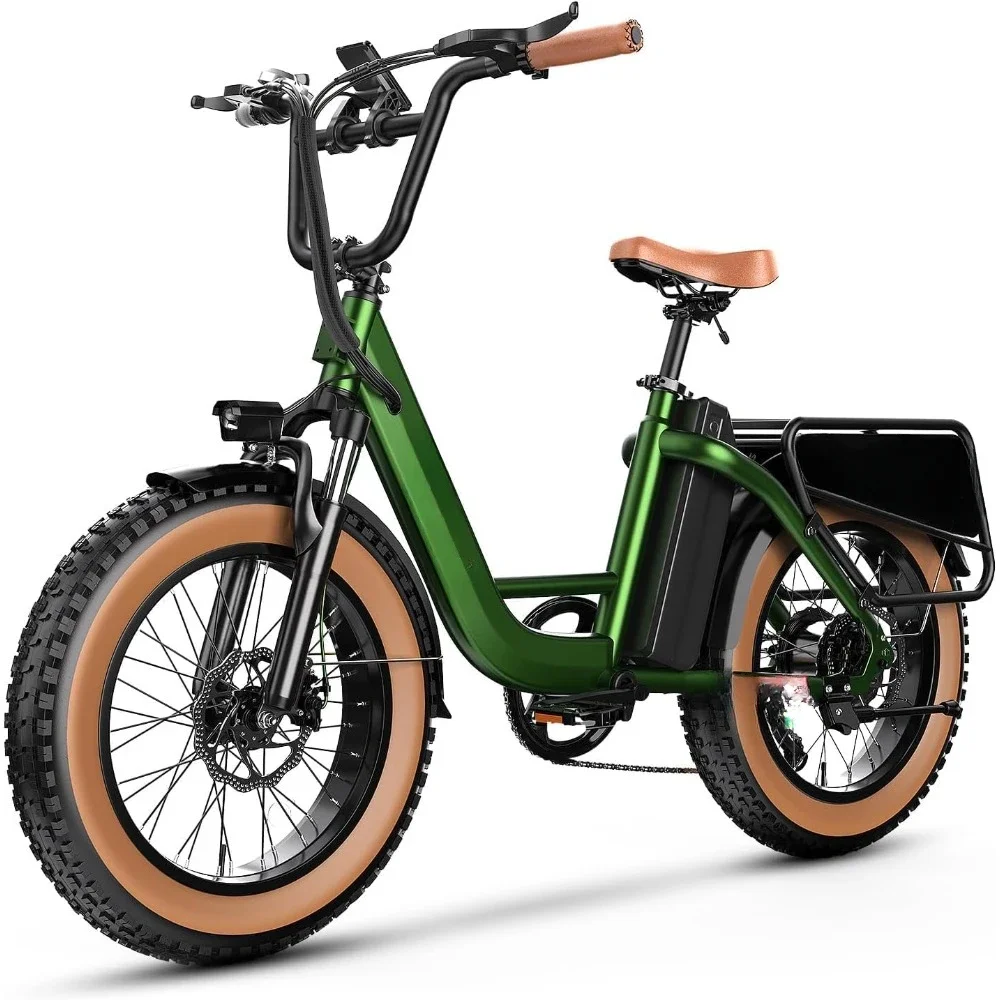 1500W Electric Bike, 48V 20Ah Removable Battery Max Range 80Miles & 30MPH Electric Bicycle, 20''×4.0