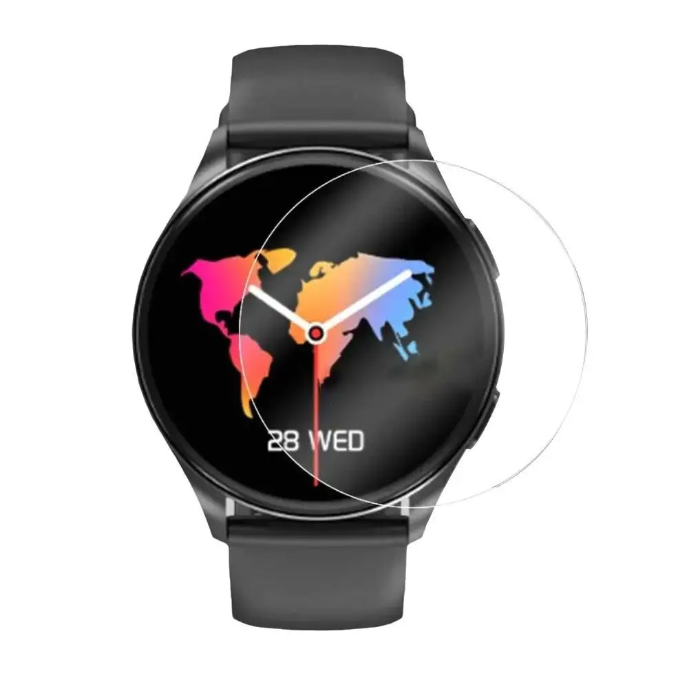 1.43inch TPU Circular Watch Glass Tempered Film Suitable For Blackview X20 Super Definition Watch Protective Film Easy Inst T5N4