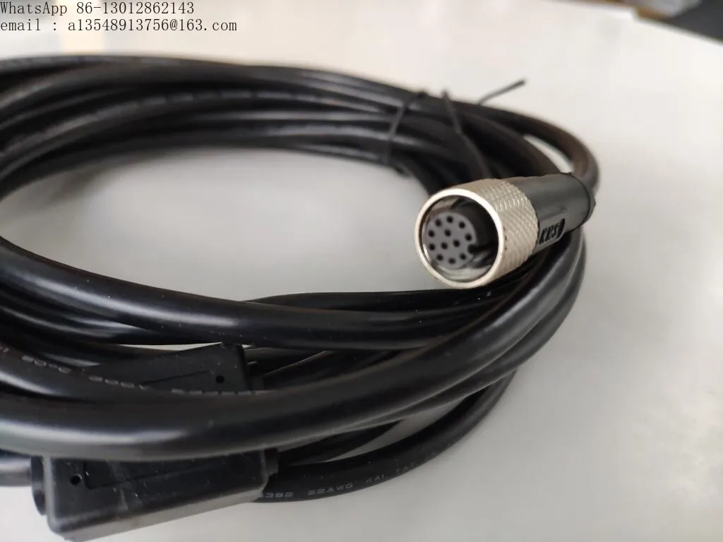 DM300 DM260 serial cable power supply cable with trigger output CCB-M12xDB9Y-05