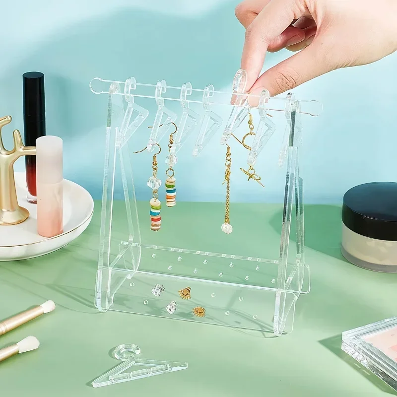 New Models DIY Jewelry Earring Hanger Display Silicone Resin Casting Mold Irregular Shape Epoxy Resin Mold for Earrings