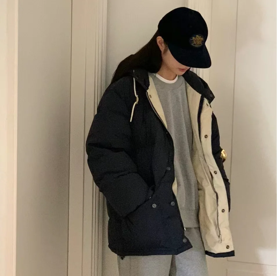 غابرييل مقنعين أسفل Jaet خفيفة الوزن Du أسفل فضفاضة عارضة اللون ملابس خارجية المرأة معطف الشتاء الدافئة تخفيف Sle #1