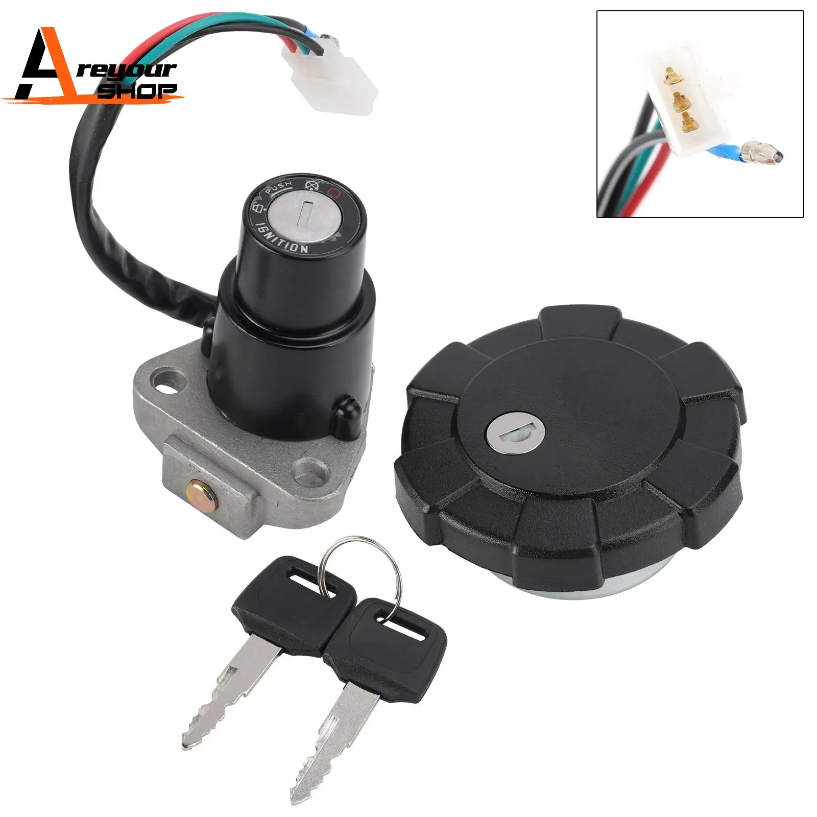 areyourshop-ignition-key-lock-fuel-cap-set-for-yamaha-xt-250-350-87-2001-dt-200-r-1988-1991