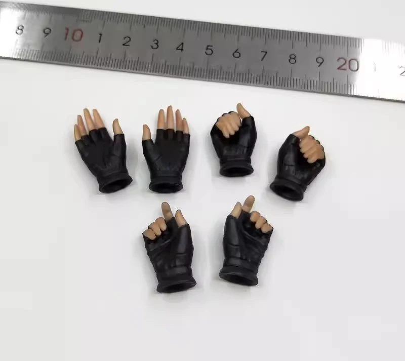 

1/6th Female Soldier Killer Black Gloved Hand Types 6PCS/SET Toys Model For 12" TBLeague S12D Figure Body VSTOYS 19XG48