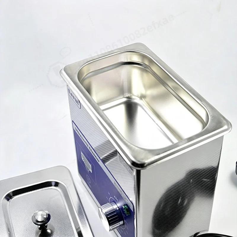 80W Metal Ultrasonic Cleaner Watch Glasses Jewelry Cleaning Machine Stainless Steel Shell Watchmaker Tool
