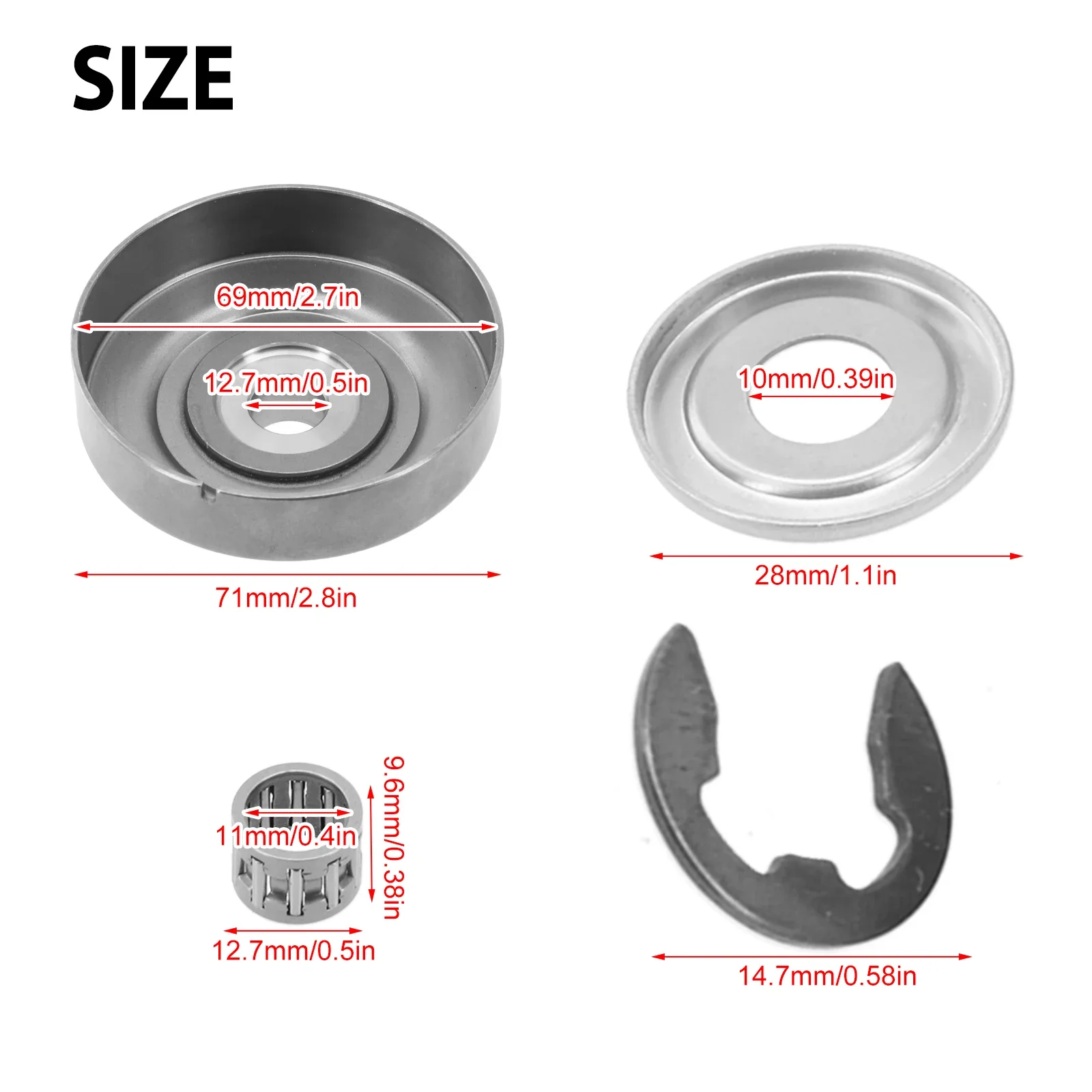 Replacement Clutch Drum Sprocket Rim for 325 Chainsaws Compatible with M 70 M 60 PRO 024 026 M 40 Easy Installation