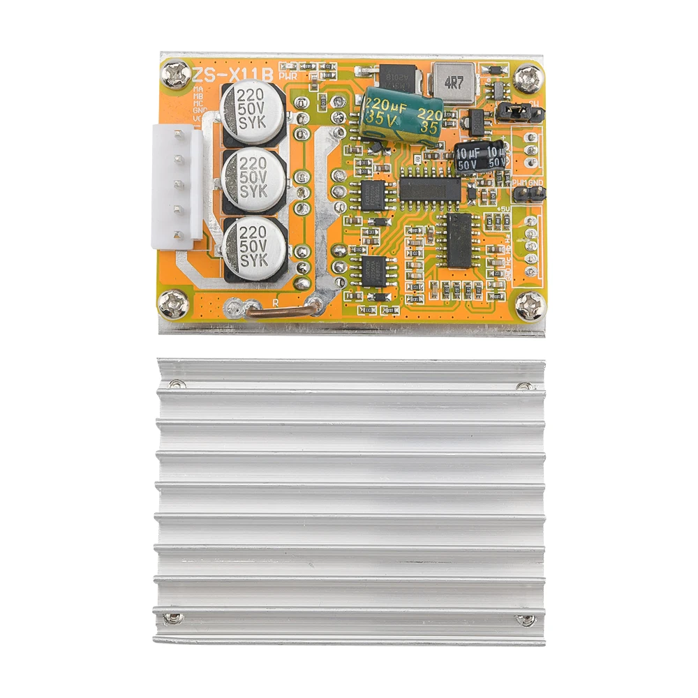 BLDC Three-Phase Brushless Motors Controller With Hall/NO Hall DC 5-36V 350W Brushless Sensor Motor Driver Module