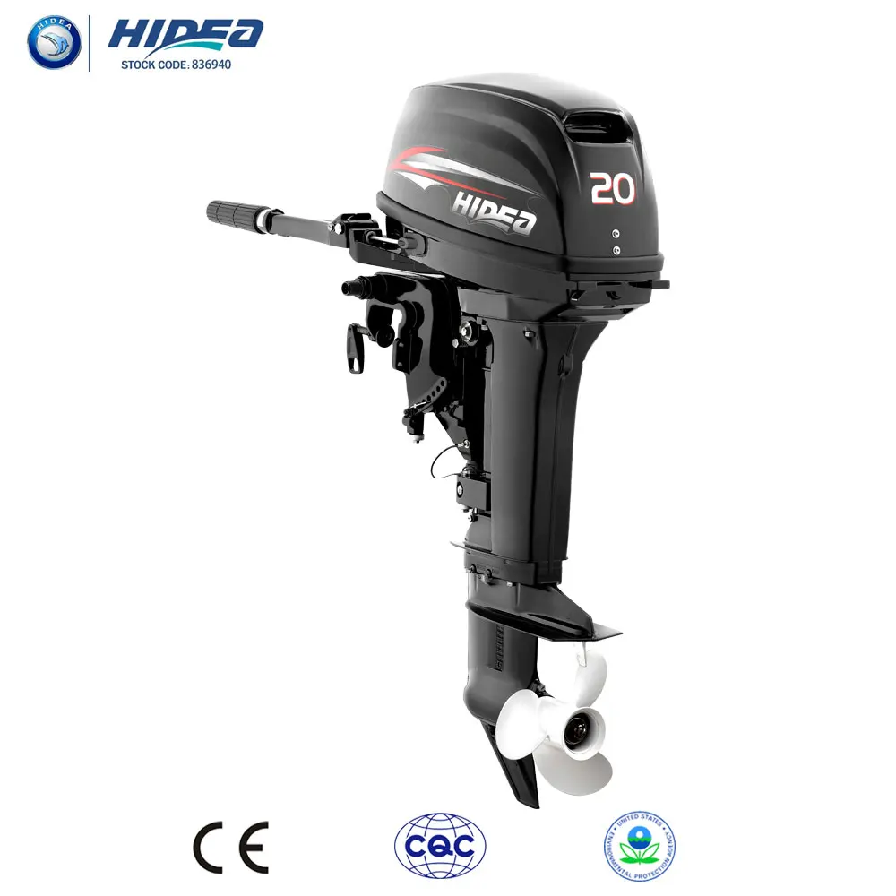 

Hidea Chinese Outboard Motor 20hp 2 Stroke Boat Motor Short Shaft Engine Rubber Boat Motor Rear Control Two Cylinders