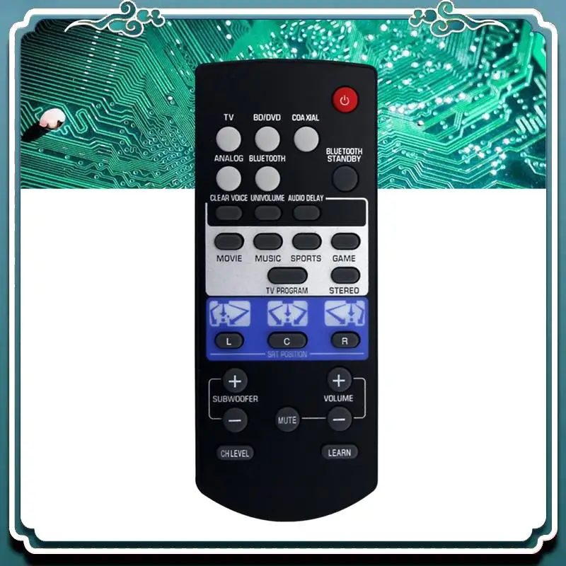 Easy To Use FSR82 ZK77690 Replace Remote Control For Yamaha TV Surround System SRT-1000 SRT-1000BL Soundbar