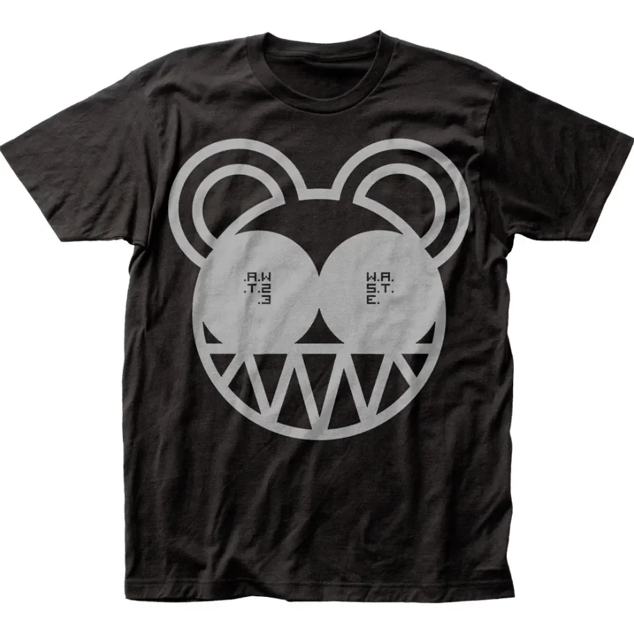 RADIOHEAD BEAR-T-Shirt Noir pour Homme, avec Logo, Musique, Rétro, Vintage, Cadeau