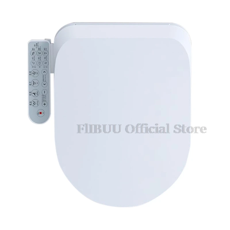 

Smart Bidet Toilet Seat Cover Warm Water Warm Air Dryer Heated Seat Elongated Soft Close Toilet Lid Night Light Rear Front Wash