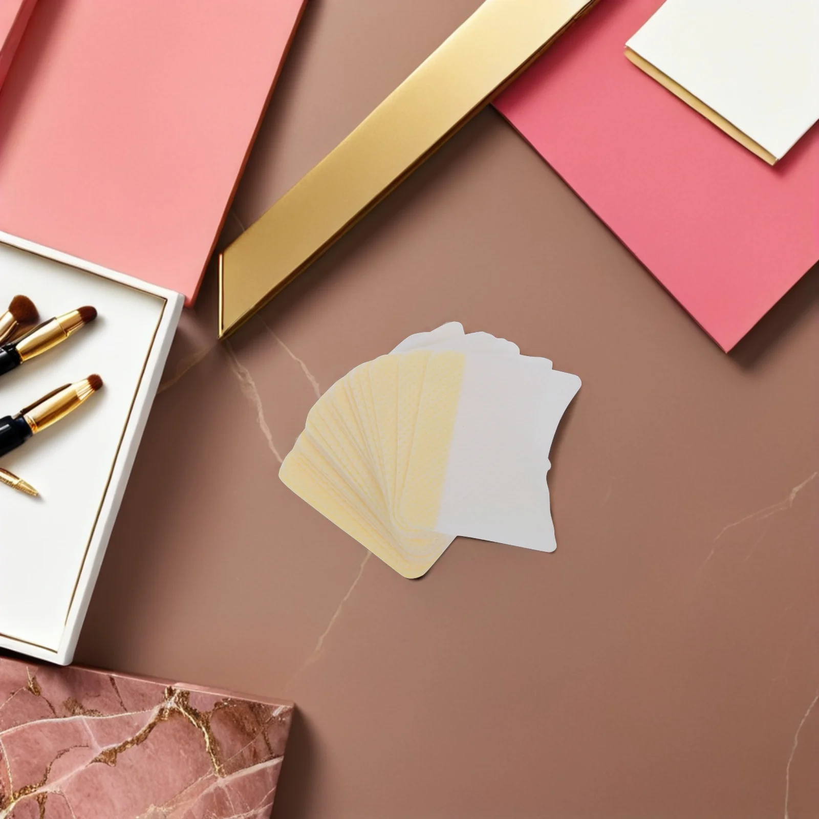 160 個女の子まつげクリーム除去パッド円弧状の実用的なメイク落としパッド快適なアイ化粧品クリーニングクッション