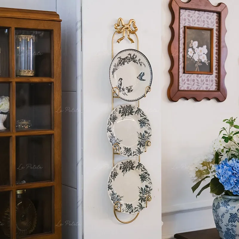 Wall Mount Storage Rack Metal Plate Cup Hanging Organizer Kitchenware Wall Display Stands Home Decor Items Floating Shelves