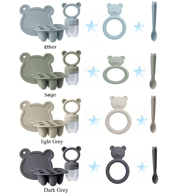 set-de-silicona-de-grado-alimenticio-para-ninos-serie-osito-alimentador-de-frutas-y-bandeja-para-cubitos-de-hielo-mordedor-cuchara-de-alimentacion
