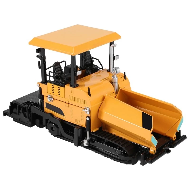 Superr-Alloy Diecast Paver Machine Paving Asphalt Highway Construction Truck 1:40 Engineering Vehicle Model Decoration Kid