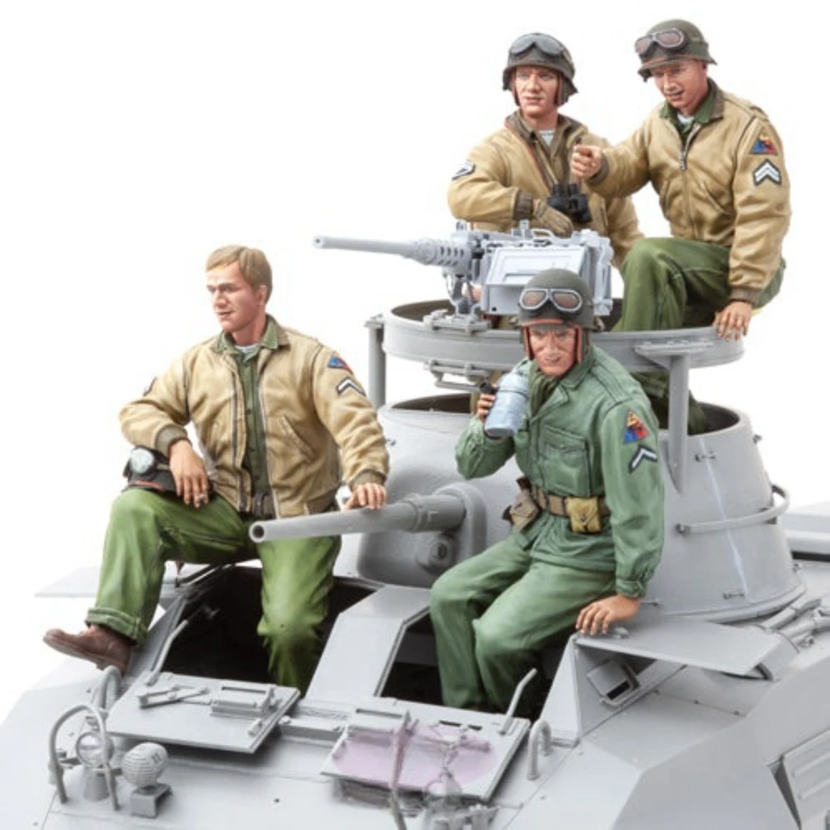

1/16Resin unpainted model Kit, military theme, United States Army M8 crew (4 persons) unassembled and unpainted GK, (1240-1243)R
