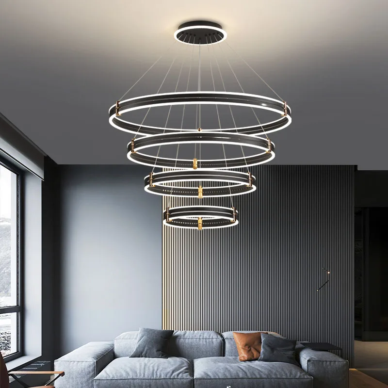 Modern LED Chandeliers para Home Decor, Luzes penduradas, Sala de estar, Sala de jantar, Iluminação interior