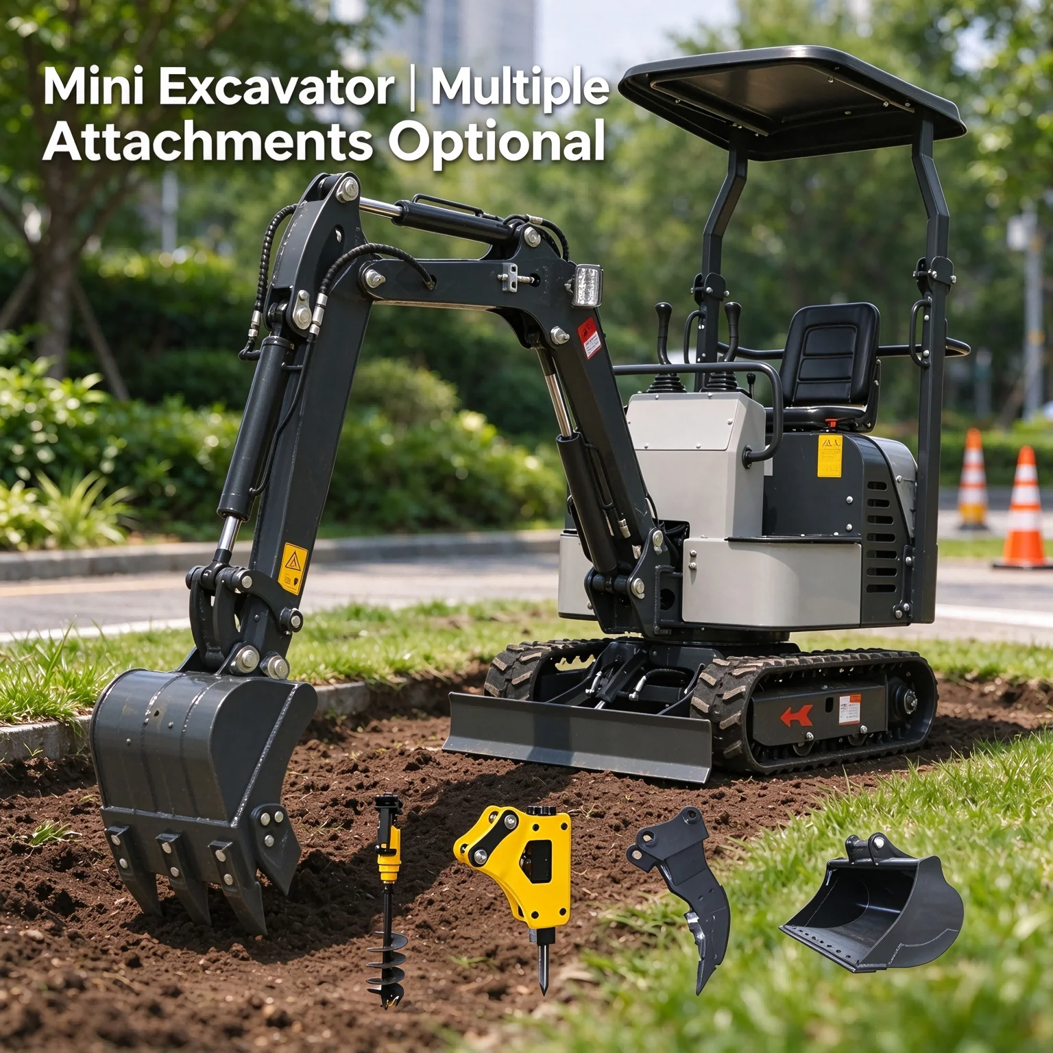 Solid Structure Mini Excavator Crawler Excavator Mini Digger For Trenching And Digging