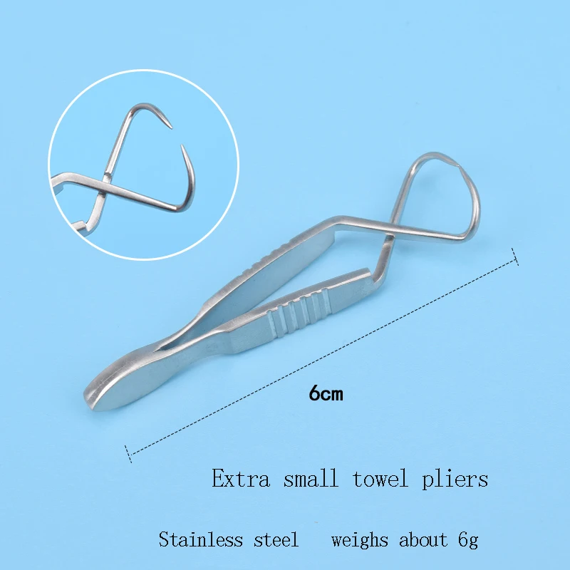 الأدوات الجراحية ملقط المناشف الفولاذ المقاوم للصدأ