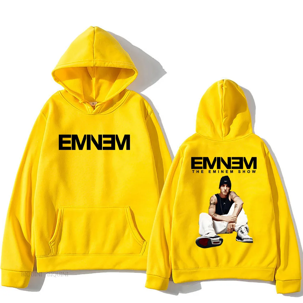 The Eminem Show Hoodies Houdini 2024 Album Printing Sweatshirt with Pocket Long Sleeve Casual Men/Women Sudaderas Unisex Clothes