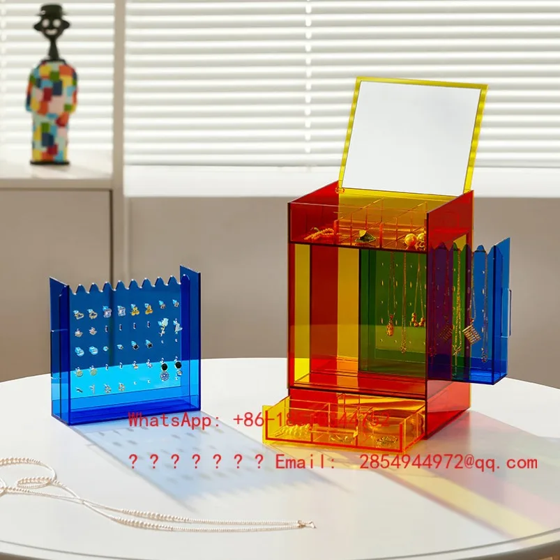 

Jewelry Storage Box, High-end Exquisite Large-capacity Jewelry, Earrings, Stud Earrings, Rack.