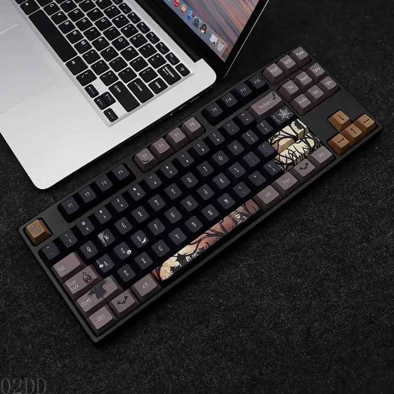 AP28 136-Key Cherry Profile Keycaps PBT  Space Keycaps for MX  Mechanical Keyboard ANSI 61 63 64 84 108 Layout