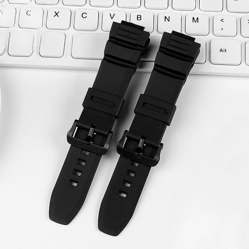 For Casio MCW-100H/W-S220 H/Hdds100 Convex Interface Men Women Soft Multi-Color Sports Resin Silicone Watch Strap Watchbands