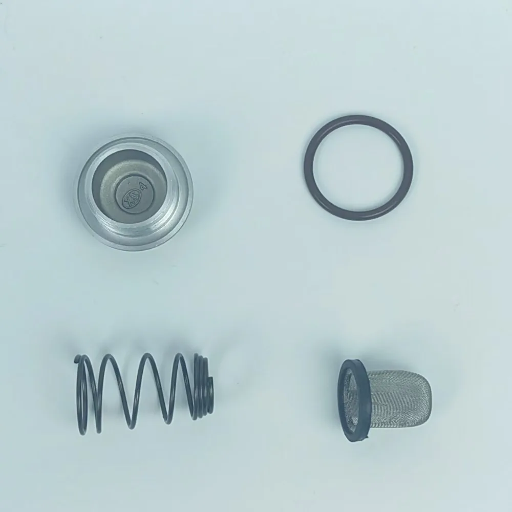Oil Drain Plug Filter Screen Spring Rubber Ring for Dayang ADV150T/VRS125T150T-20/VRF150T Brand New