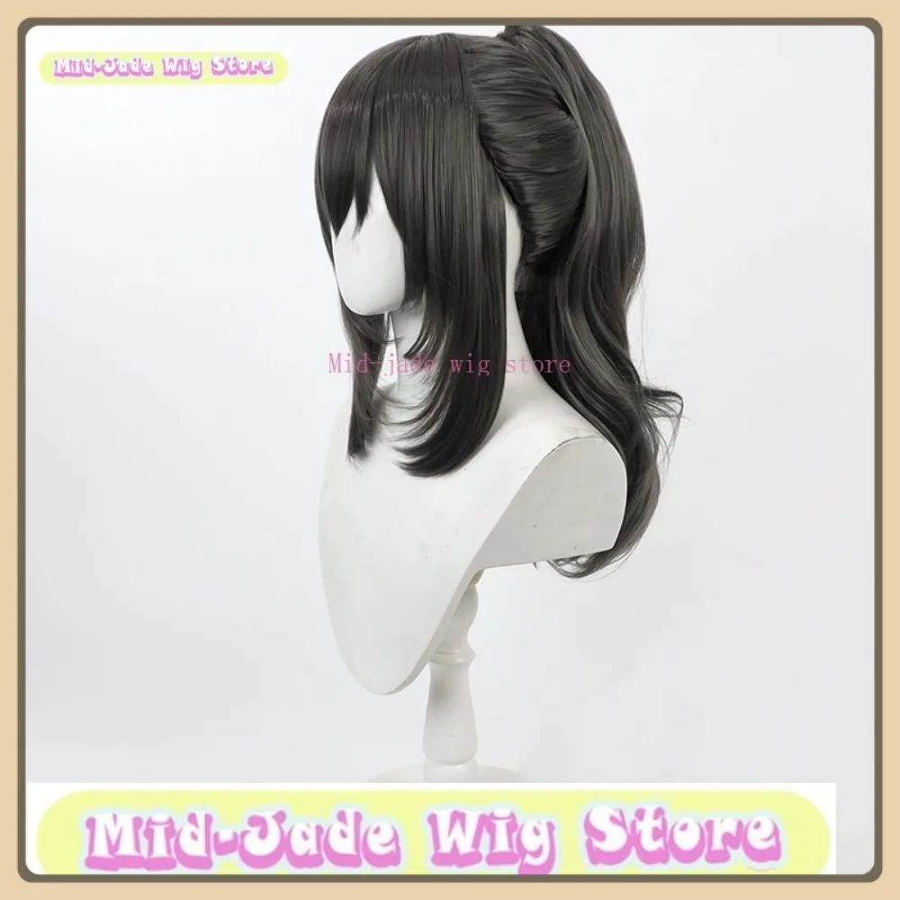Mid-jade Wig Honkai Star Rail Female Trailblazer "Stelle" Cosplay Wig Anime Game Role Playing Synthetic Hair Halloween Party