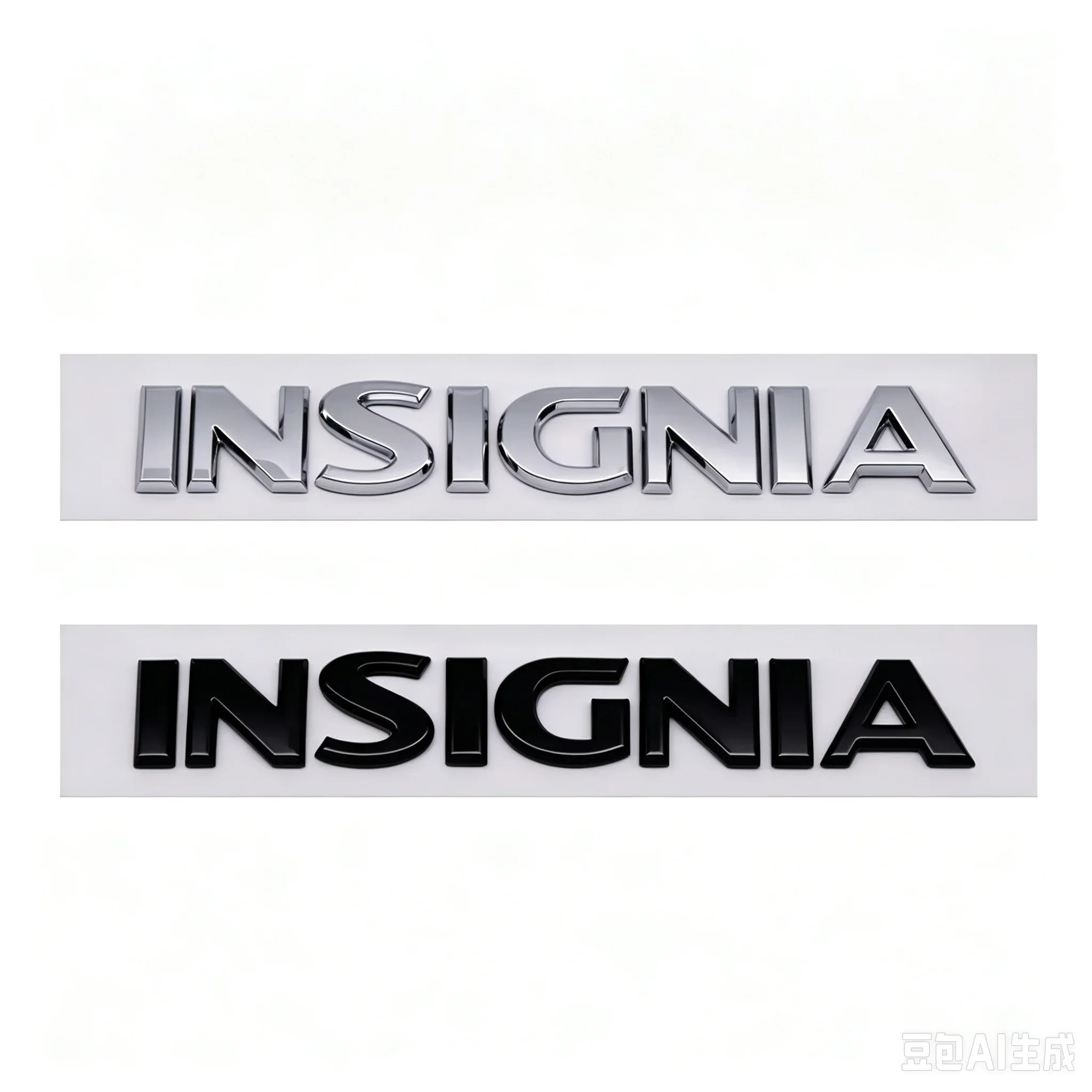INSIGNIA Labeling Is Suitable For Opel Modified Letter Decoration Rear Trunk Label ABS Labeling Car Sticker Emblem
