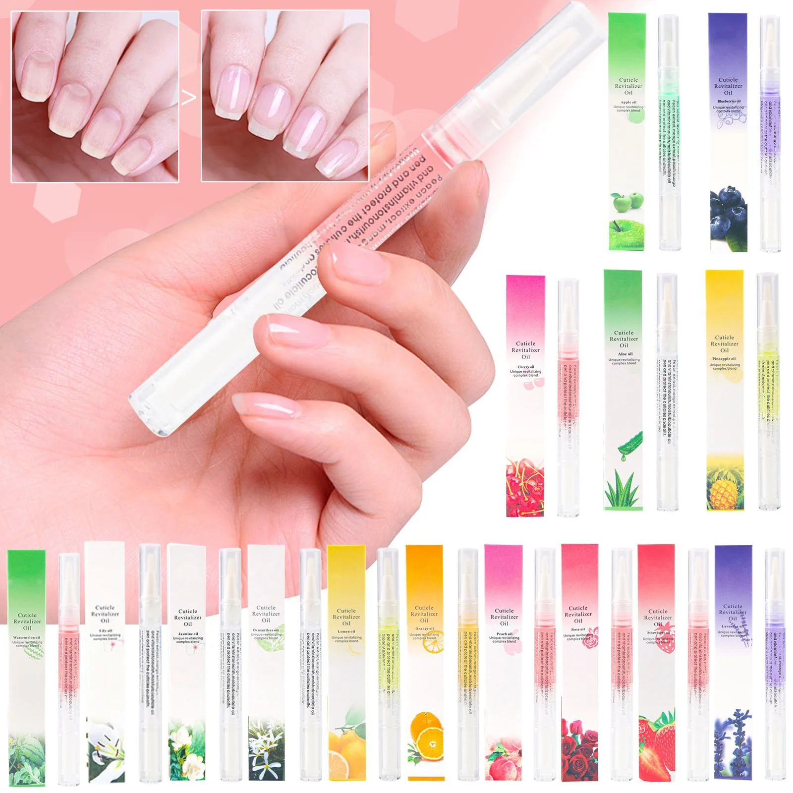 Nagel Behandlung Nagelhaut Revitalizer Öl Verhindern Niednagel Nagellack Weichmacher Ernährung Nagel Ernährung Öl Stift Maniküre 2ML