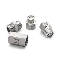 Válvula de retención única BSP de 1/4 "", 3/8"", 1/2 "", 3/4"", 1"", con rosca interna y rosca externa recta de acero inoxidable 304