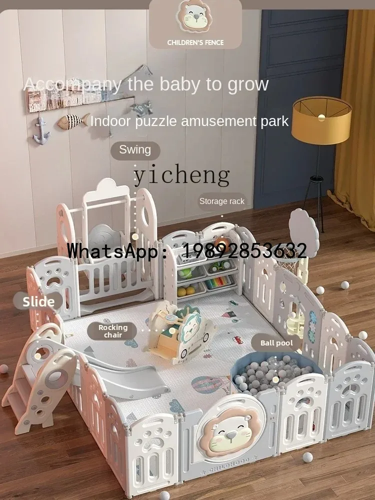 WL Children's Game Fence Foldable Baby Protective Grating  Home Baby Toddler Crawling Fence