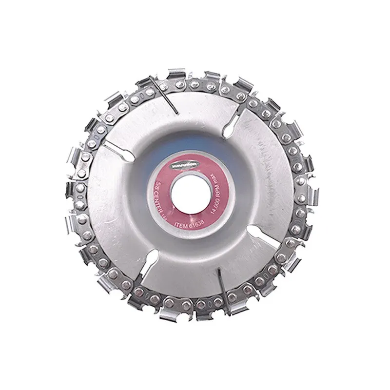 4 22 Tooth Chain Disc Saw Blade Multifunctional Machine Woodworking Wood Metal Grooving Cutting Tool
