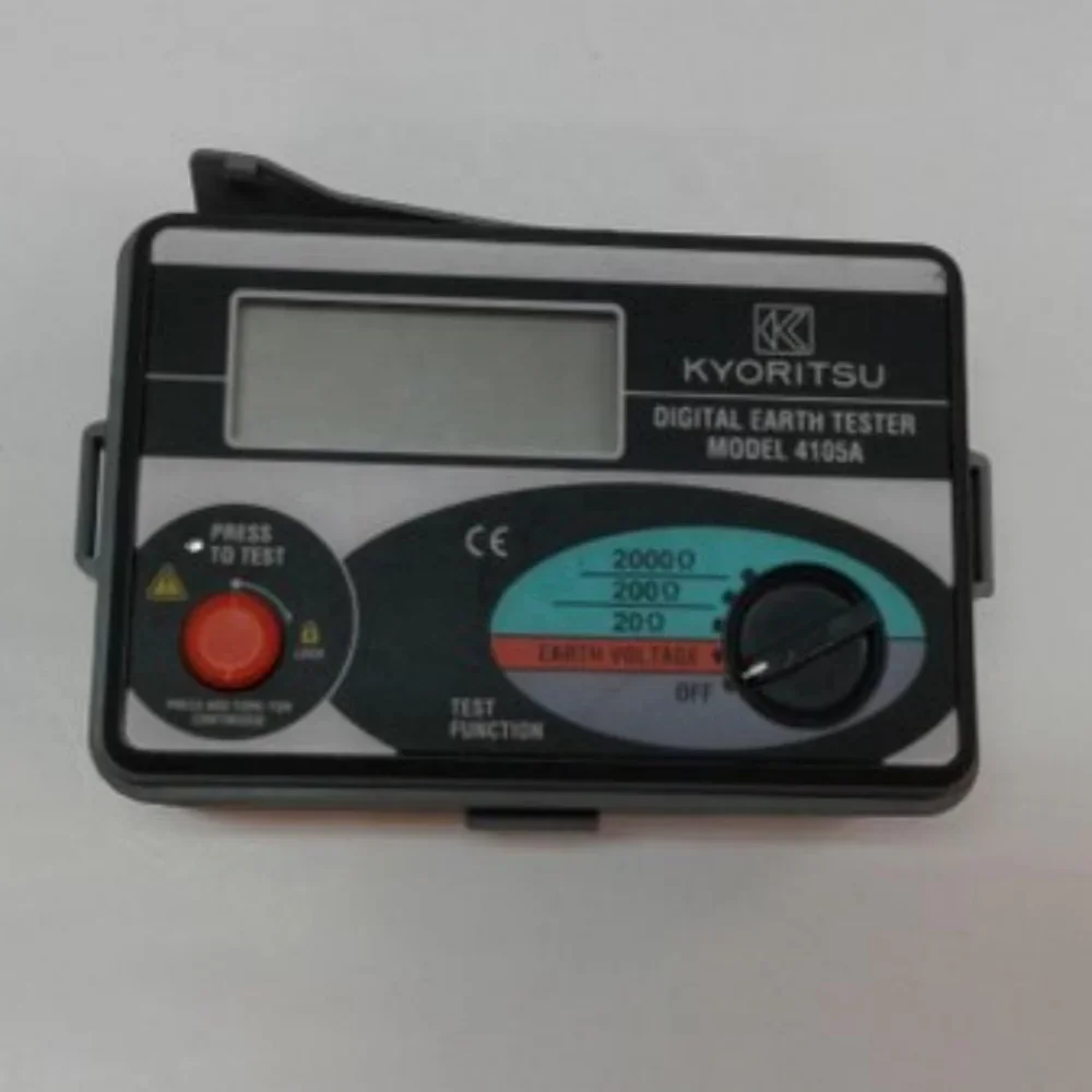 Brand New Kyoritsu Digital Earth Tester 4105A-H for Ground Resistance Voltage 0-200V/AC 50/60Hz