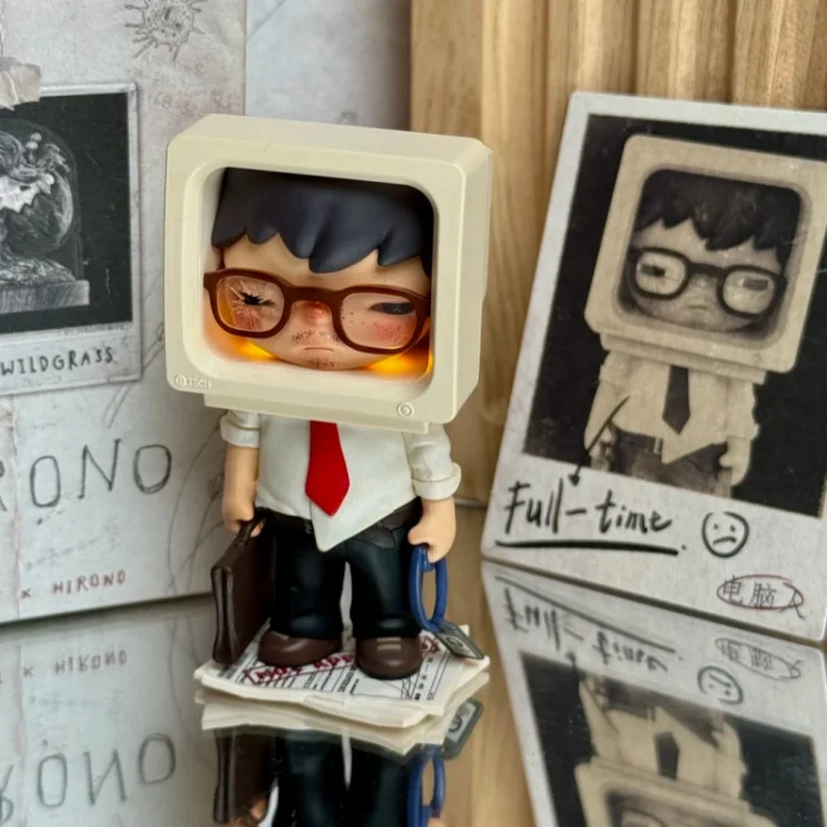 Original POPMART Hirono Greenhouse Miscanthus Serie Blind Box Sammlerfigur Niedliche Schreibtischdekoration Geburtstagsgeschenk für Freunde Spielzeug – Detail 16