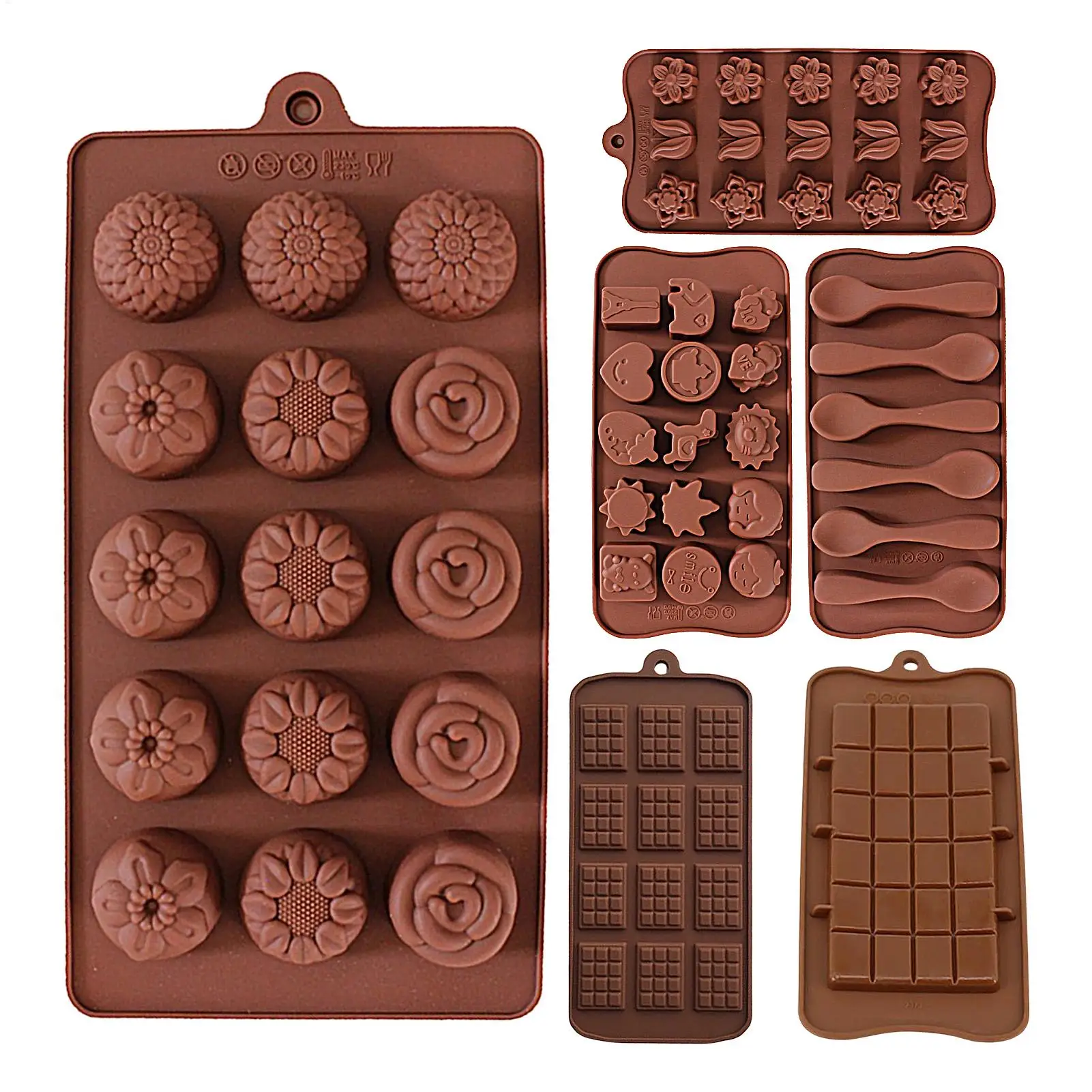 

Силиконовые формы для шоколада и кондитерских изделий DIY: многоразовые, антипригарные, для выпечки, льда и масла. Инструменты для кухни и кондитеров.