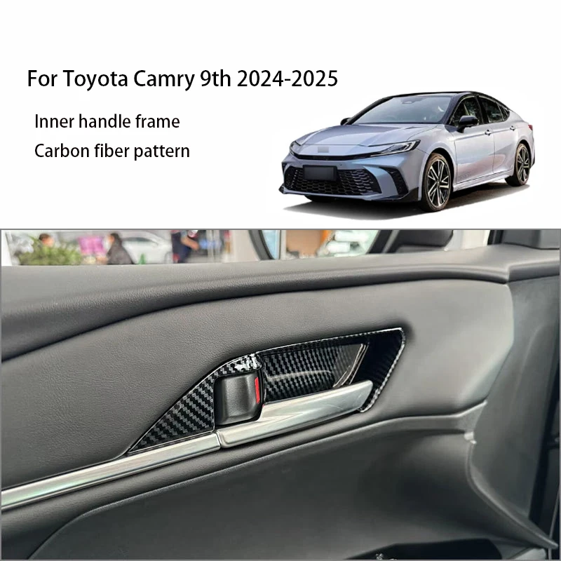 

Fit For Toyota Camry XV80 9th Gen 2024 2025 Interior Door Handle Frame Interior Door Bowl Handle Interior Decoration Accessories