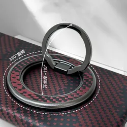 Genuine Aramid Carbon Fiber 360 Rotating Metal Ring Holder Magsafe Bracket For Apple iPhone 16 Pro Max Magnetic Accessories