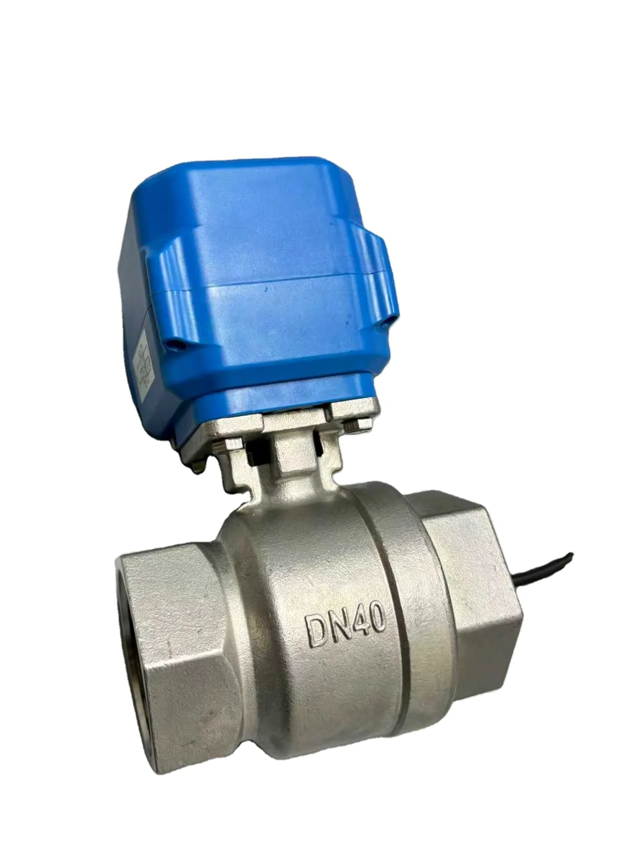 Electric 2-Way Stainless Steel Ball Valve Automatic Water & Gas Control Manual Stop Agricultural Motorized BSP/NPT Connection