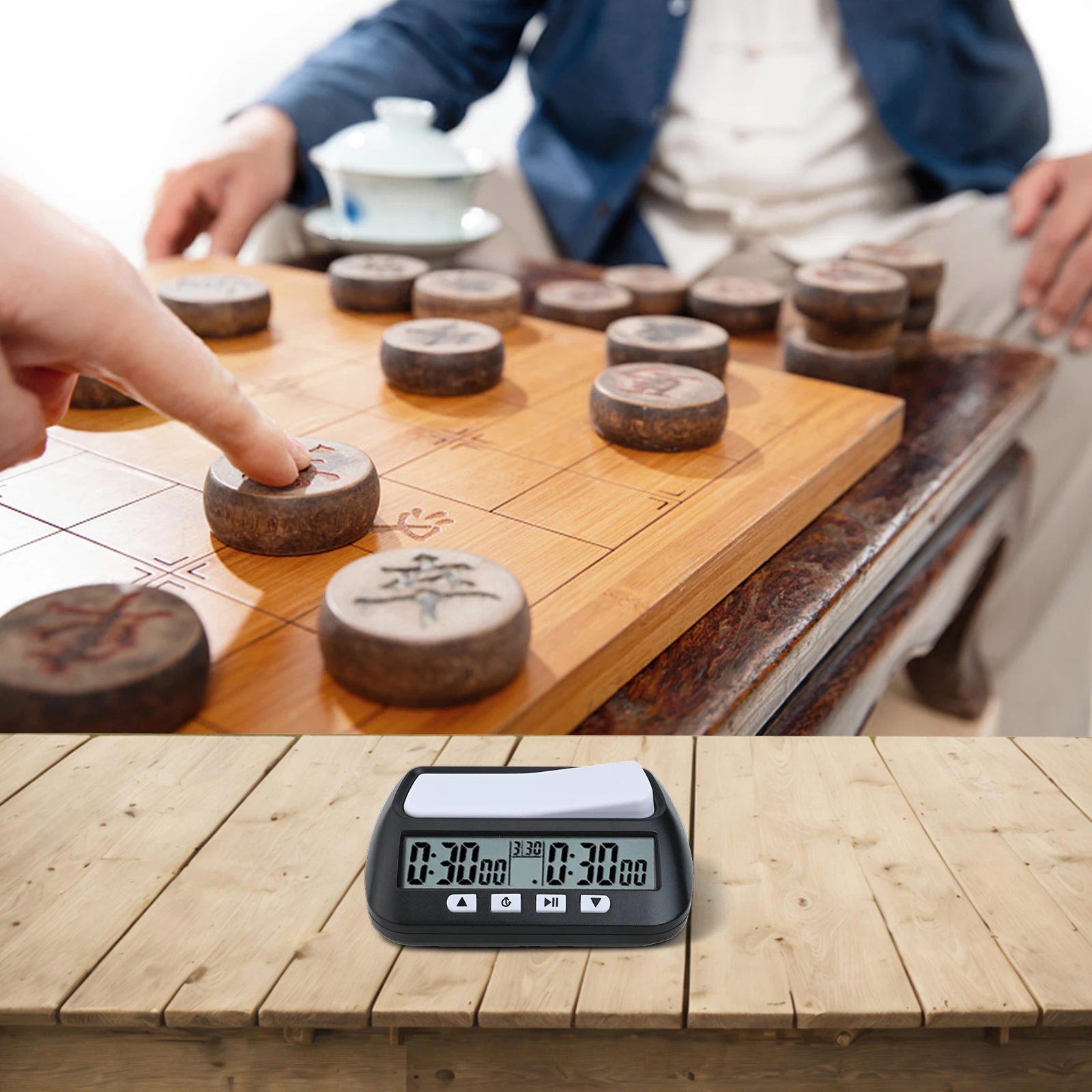 multipurpose-portable-digital-chess-clock-offering-bonus-delay-and-basic-timing-modes-for-accurate-chess-game-management