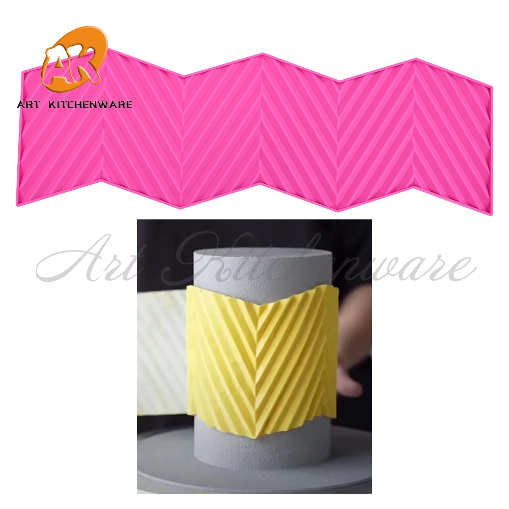 New Origami Lace Mat for Wedding Cake Decorating Silicone Cake Mold Fondant Cake Decorating Tools Border Decoration Lace Mold