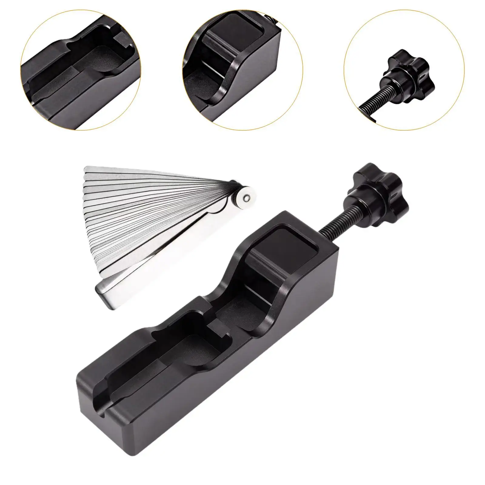 Universal Aluminum Alloy Spark Plug Gapping Adjustment Tool Easy Use Parts for Automotive Repair Work