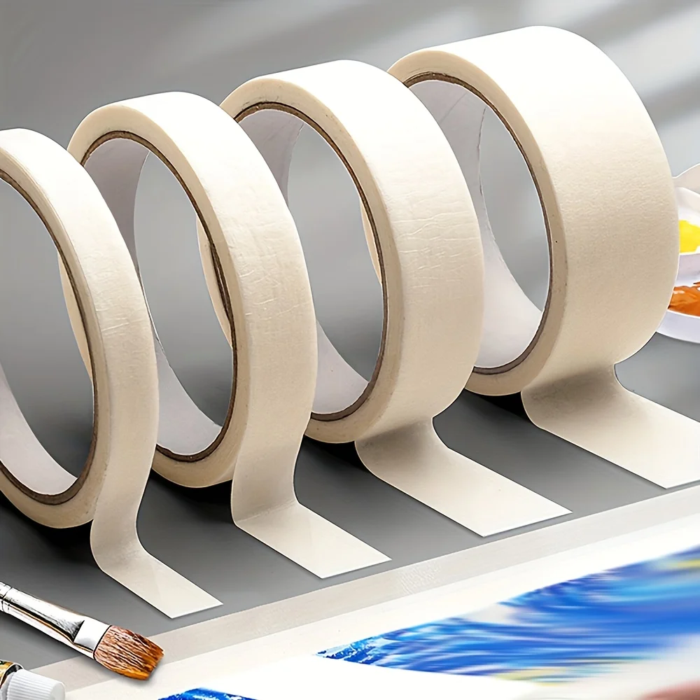 1pc Full daimond painting mosaic Masking Tape White Side Tape Adhesive Crepe Paper for Oil Painting Sketch Drawing Supplies Car