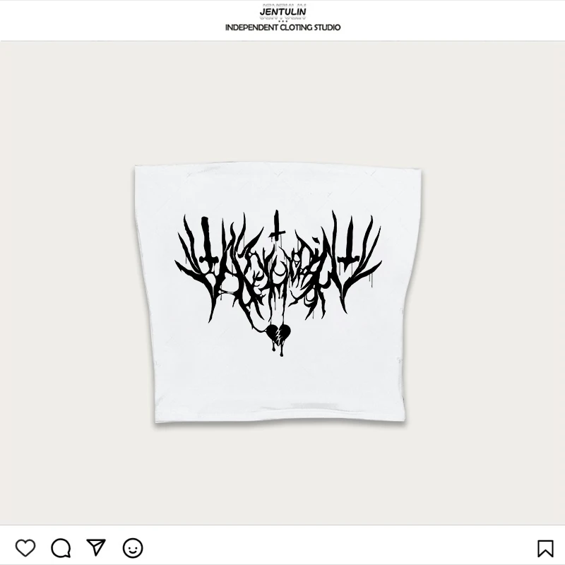 Y2K 스타일 크롭탑 여름 2000년대 핫걸 베스트 섹시 슬링 탱크탑 빈티지 감성 그런지 티셔츠 펑크 그래픽 여성 의류