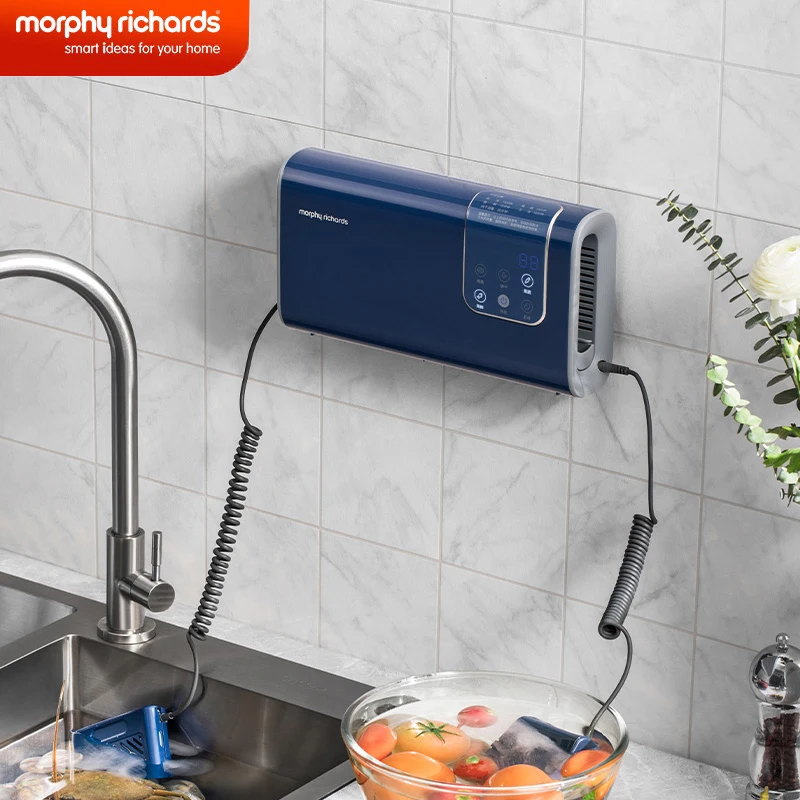 

Очиститель еды Morphy Richards, двойной склад, многоцелевой очиститель овощей и мяса, машина для деградации пестицидов