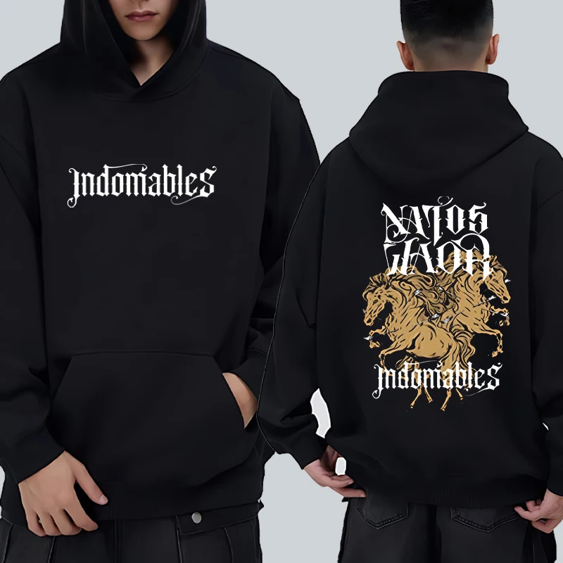 

Hot sale 2025 Long-sleeved Rapper NATOS WAOR Tour Merch printed hoodies man woman Fashion pullover Fleece sweatshirt Unisex